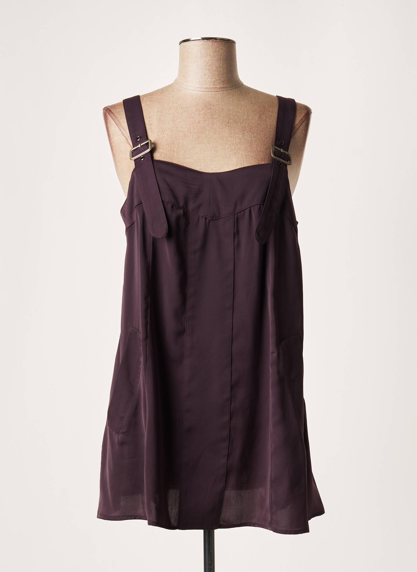 Lauren Vidal Tuniquemanchelongue Femme couleur violet