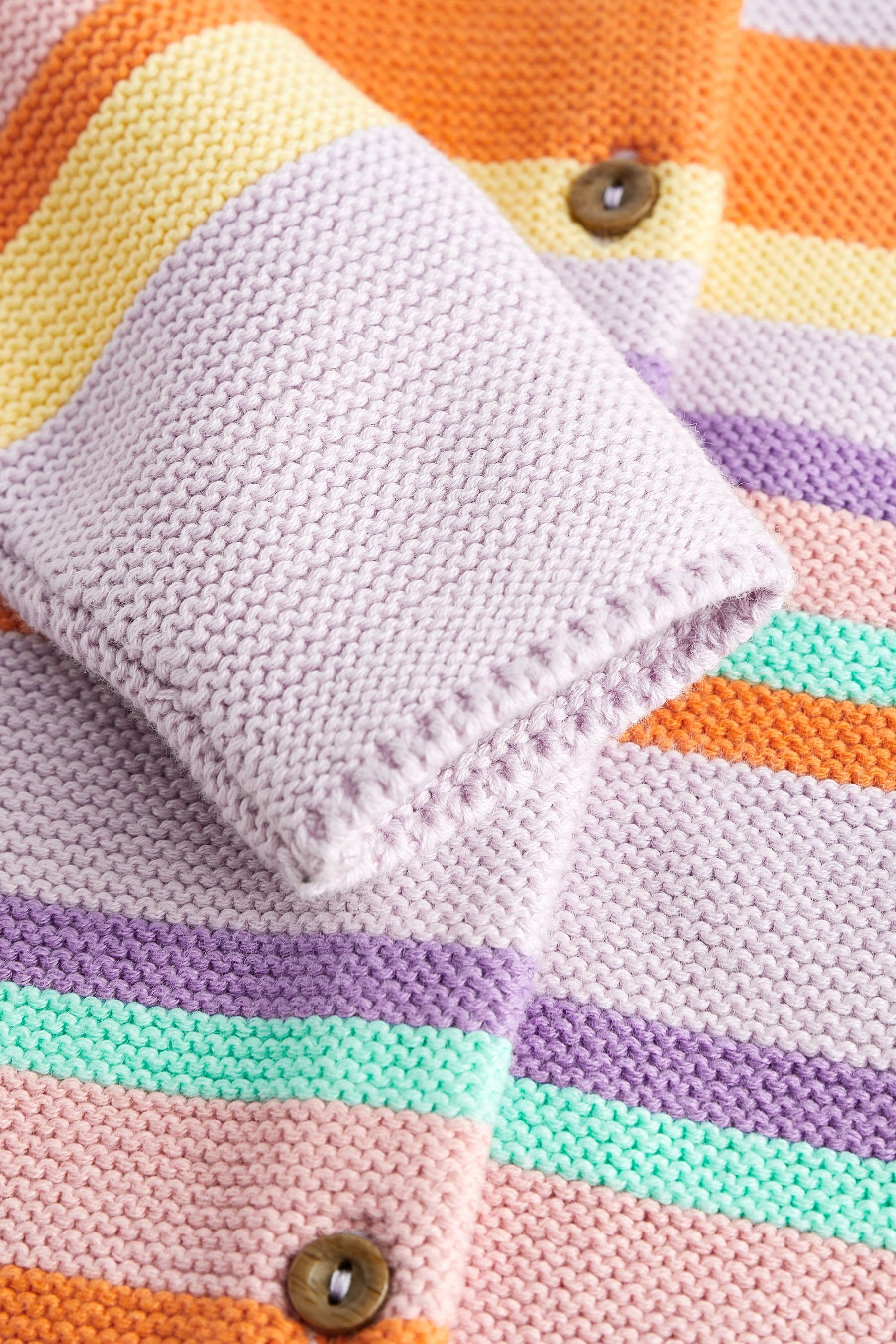 Next Strickjacke Strickjacke mit Regenbogen (1-tlg)