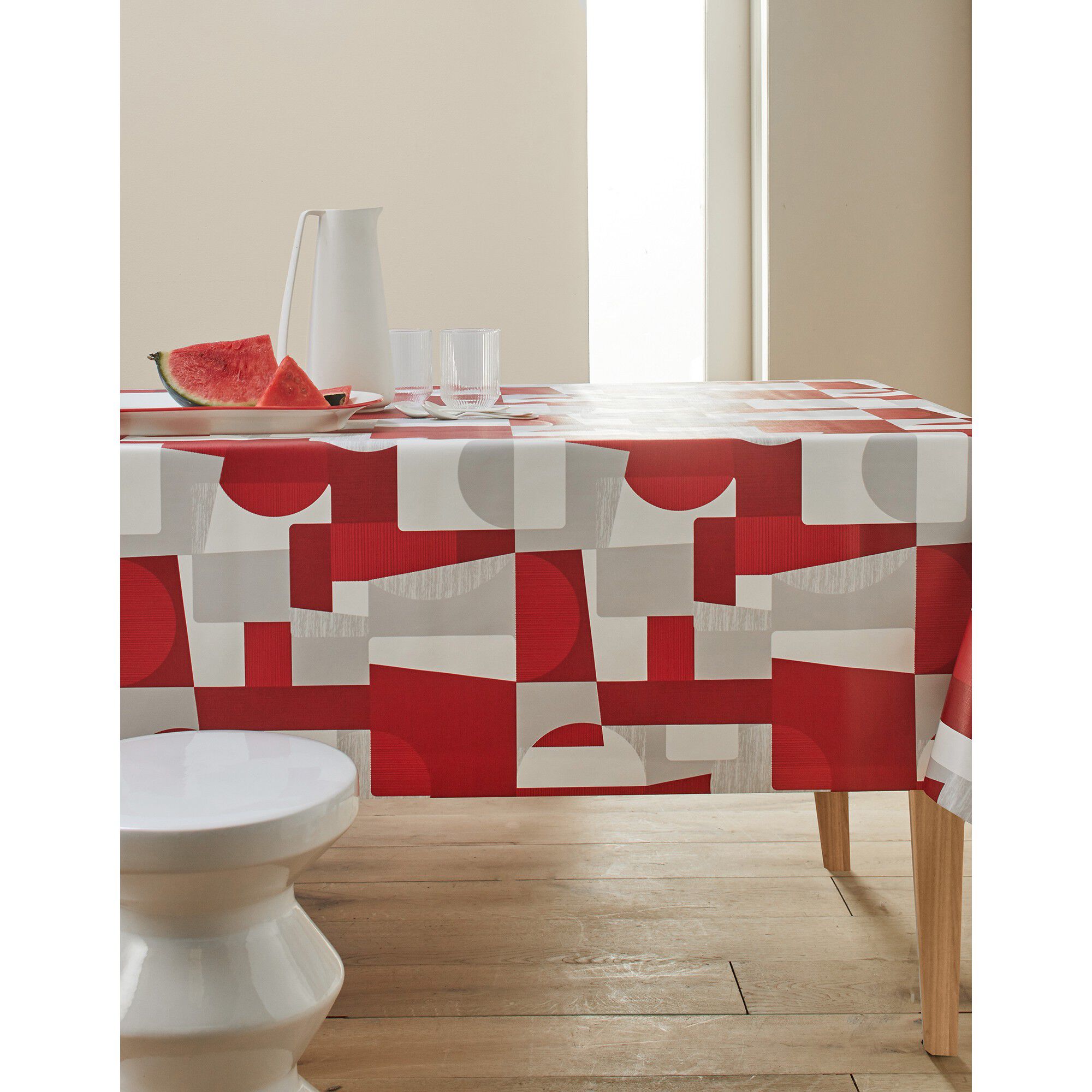 Nappe toile cirée imprimé Patch duo