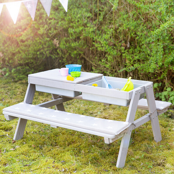 Outdoor-Kinder-Sitzgruppe Play for 4, grau