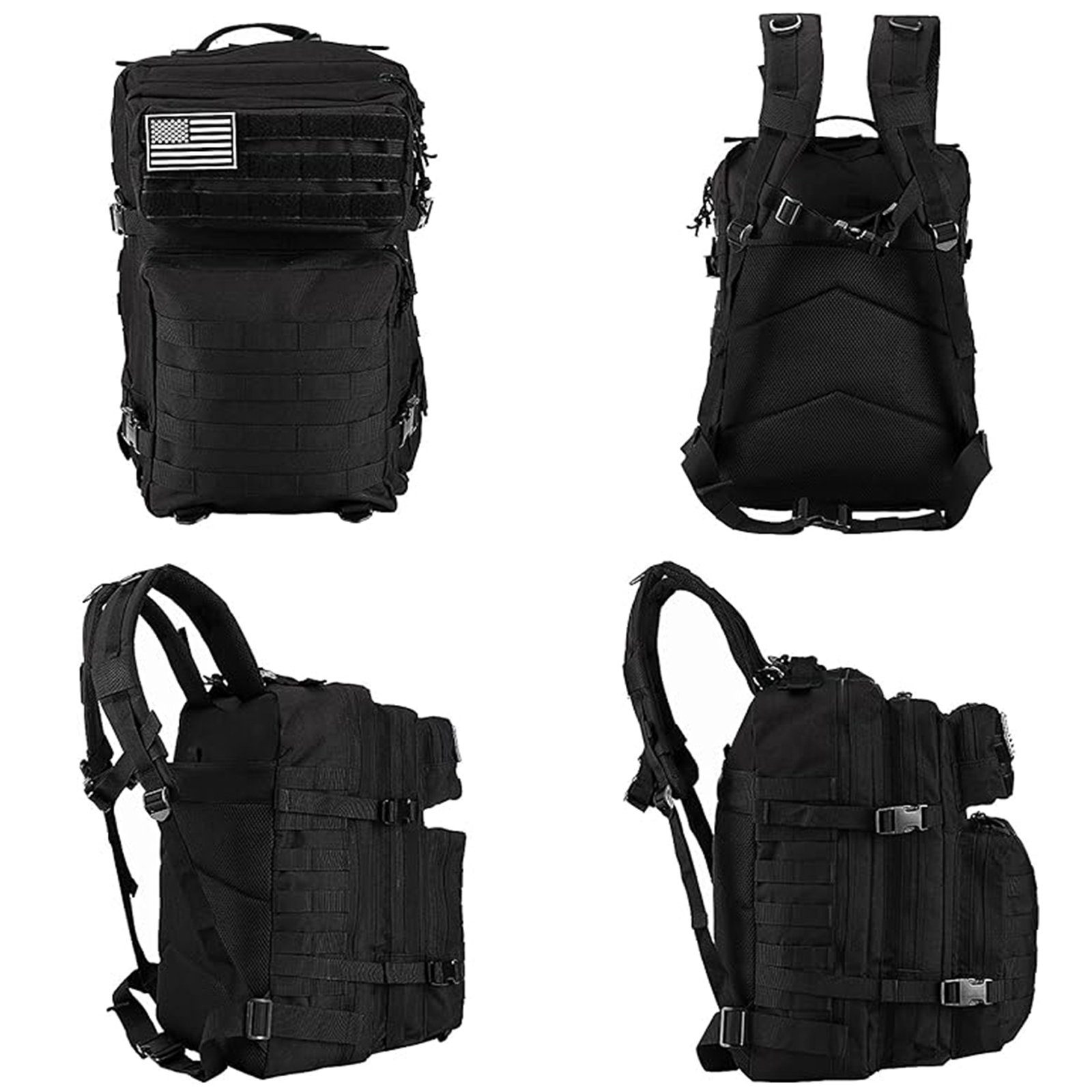 AKKEE Wanderrucksack 45L Taktische Rucksack Herren Große Pack Leicht und atmungsaktiv (45L Große Kapazität Wasserdicht, Rucksack Herren), Rucksäcke Backpack für Wandern im Freien Trekking Camping Reise