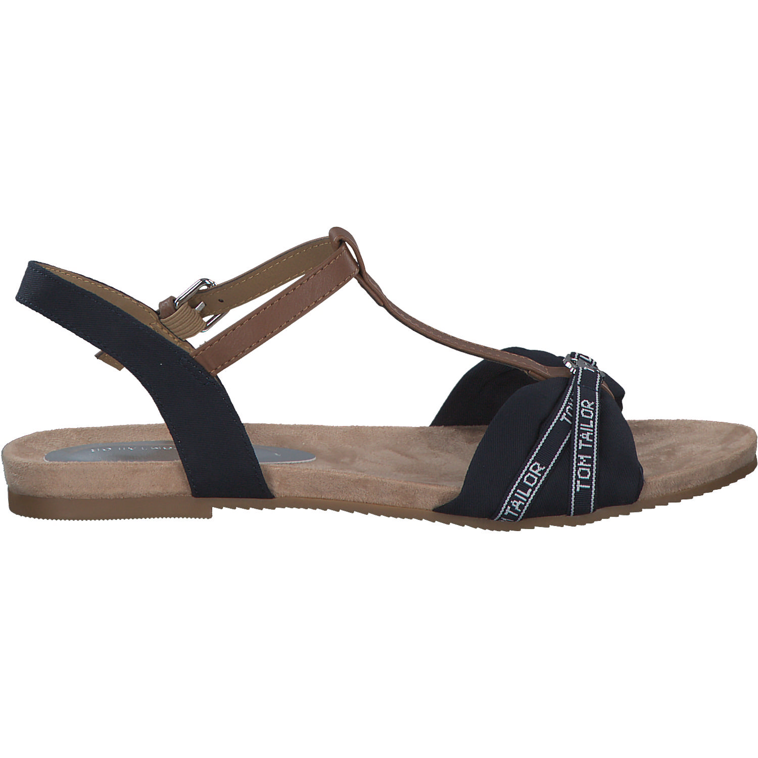 Tom Tailor 5390220008, Keilsandaletten, Damen, NAVY