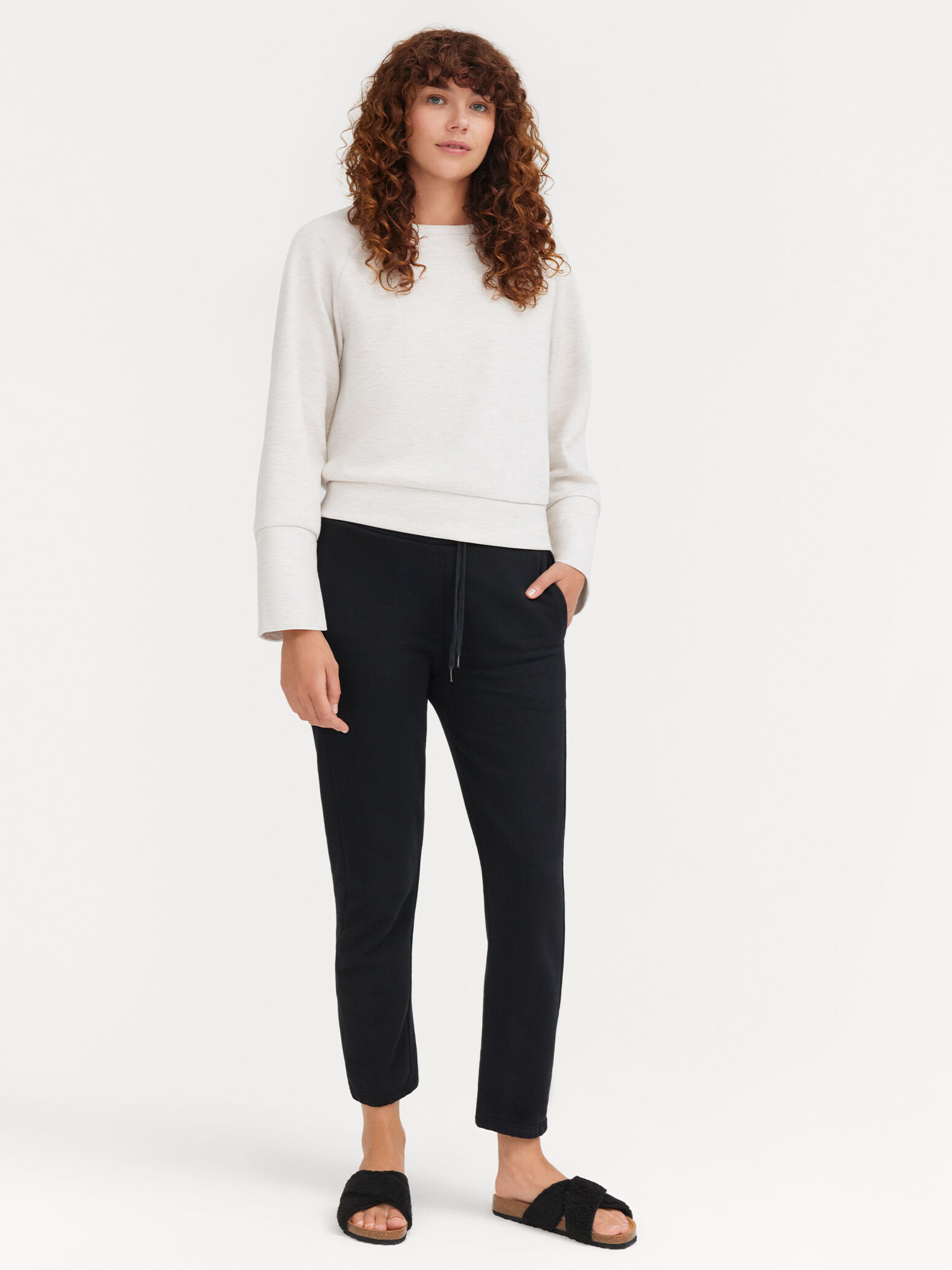 Sweat-shirt - beige