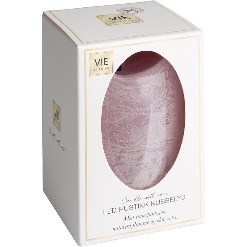 Vie Selected Kubbelys 12 cm ø 7,6 cm LED lavendel