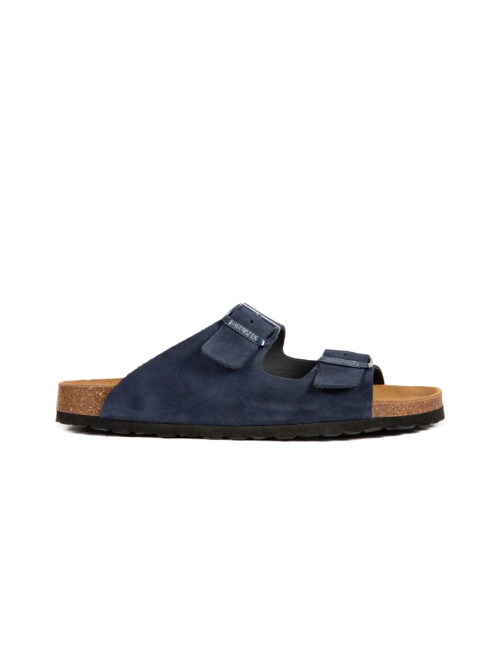 babunkers Pantoletten  in blau günstig kaufen