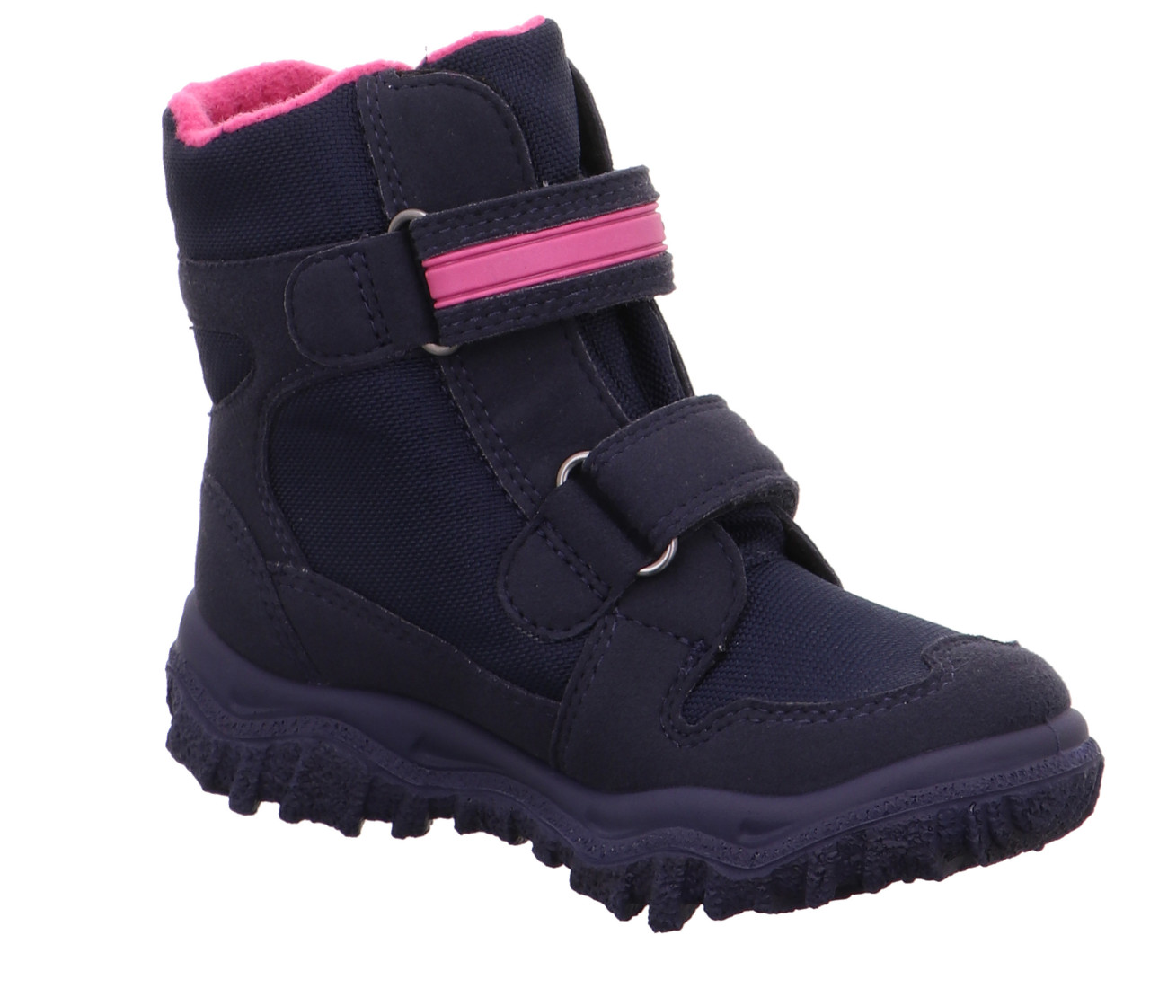 HUSKY - Blau/Rosa Boots mit Klettverschluss