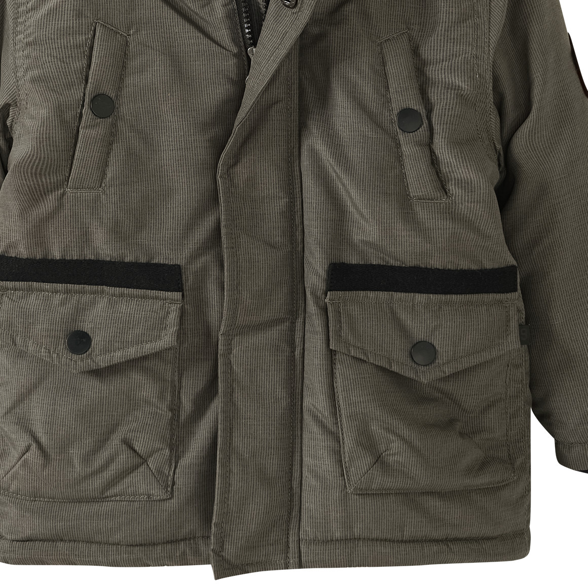 Jungen Winterjacke mit Fellimitat