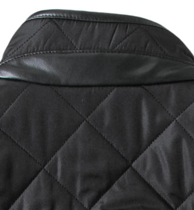 Barbour, Steppjacke Powell, Mikrofaser warmgefüttert, black
