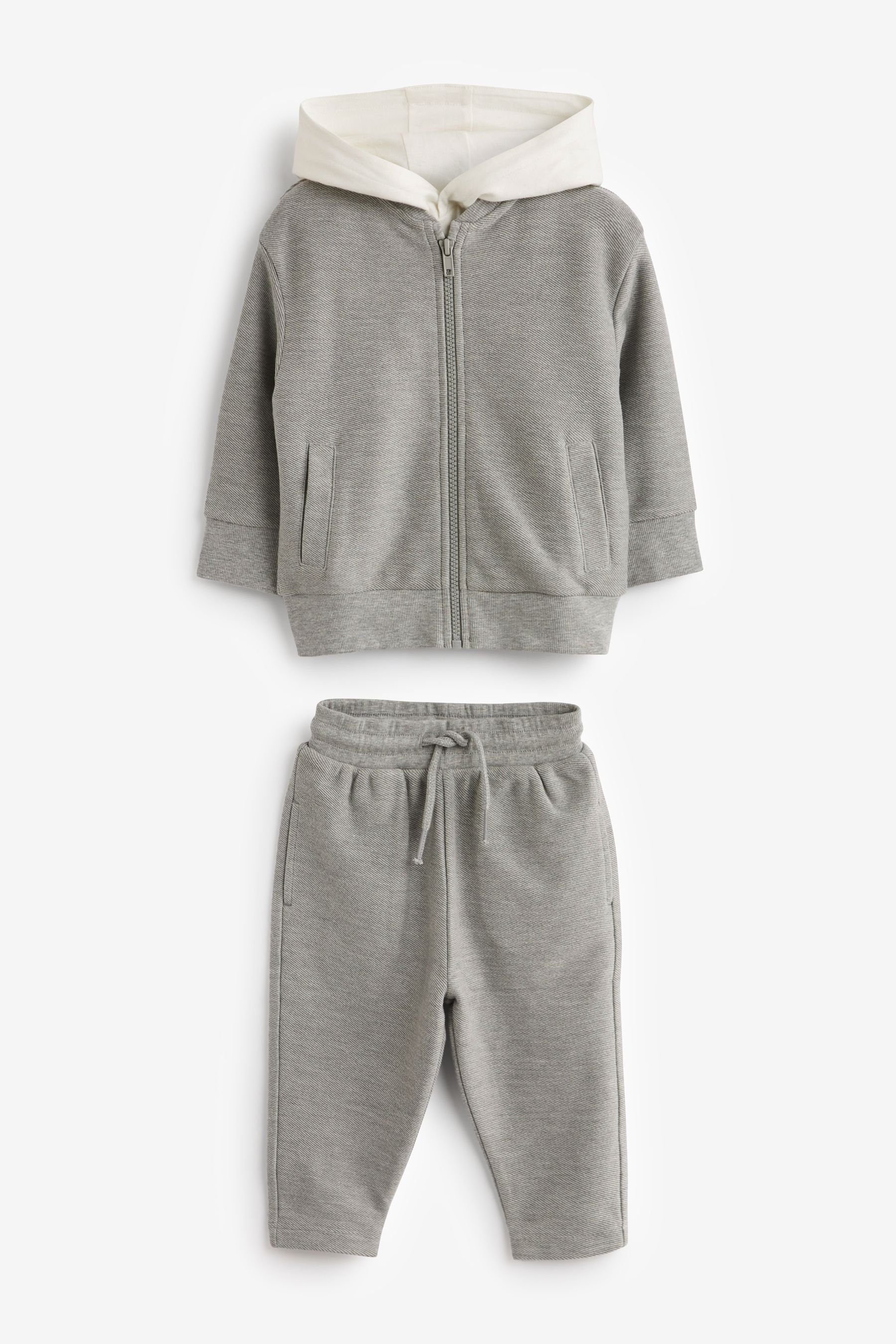 Next Sweatanzug Jersey-Bomberjacke und Jogginghose im 3er-Set (3-tlg)