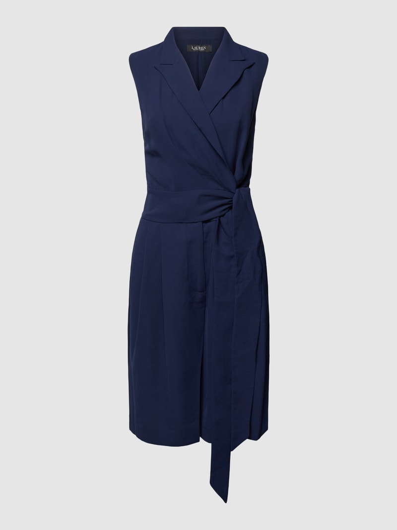 Playsuit in Wickel-Optik Modell 'EMIARA' in marineblau
