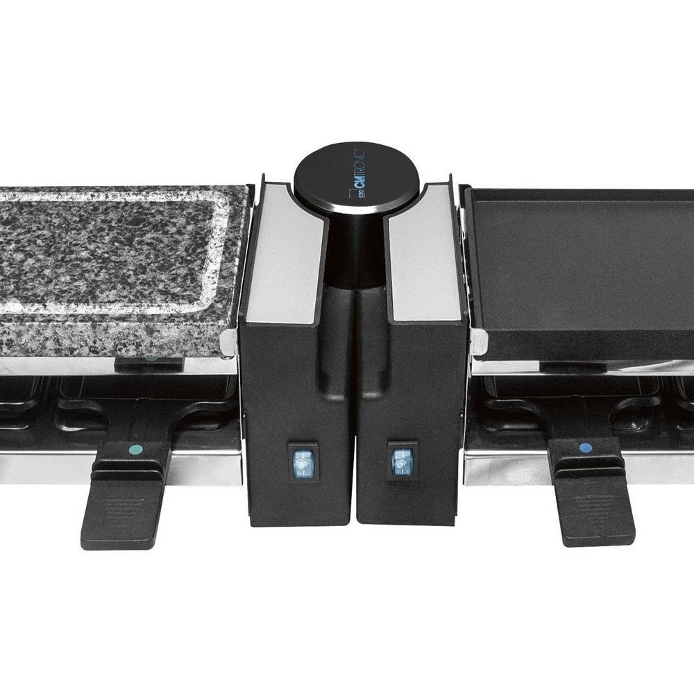 CLATRONIC Raclette Raclette Grill mit heißem Stein