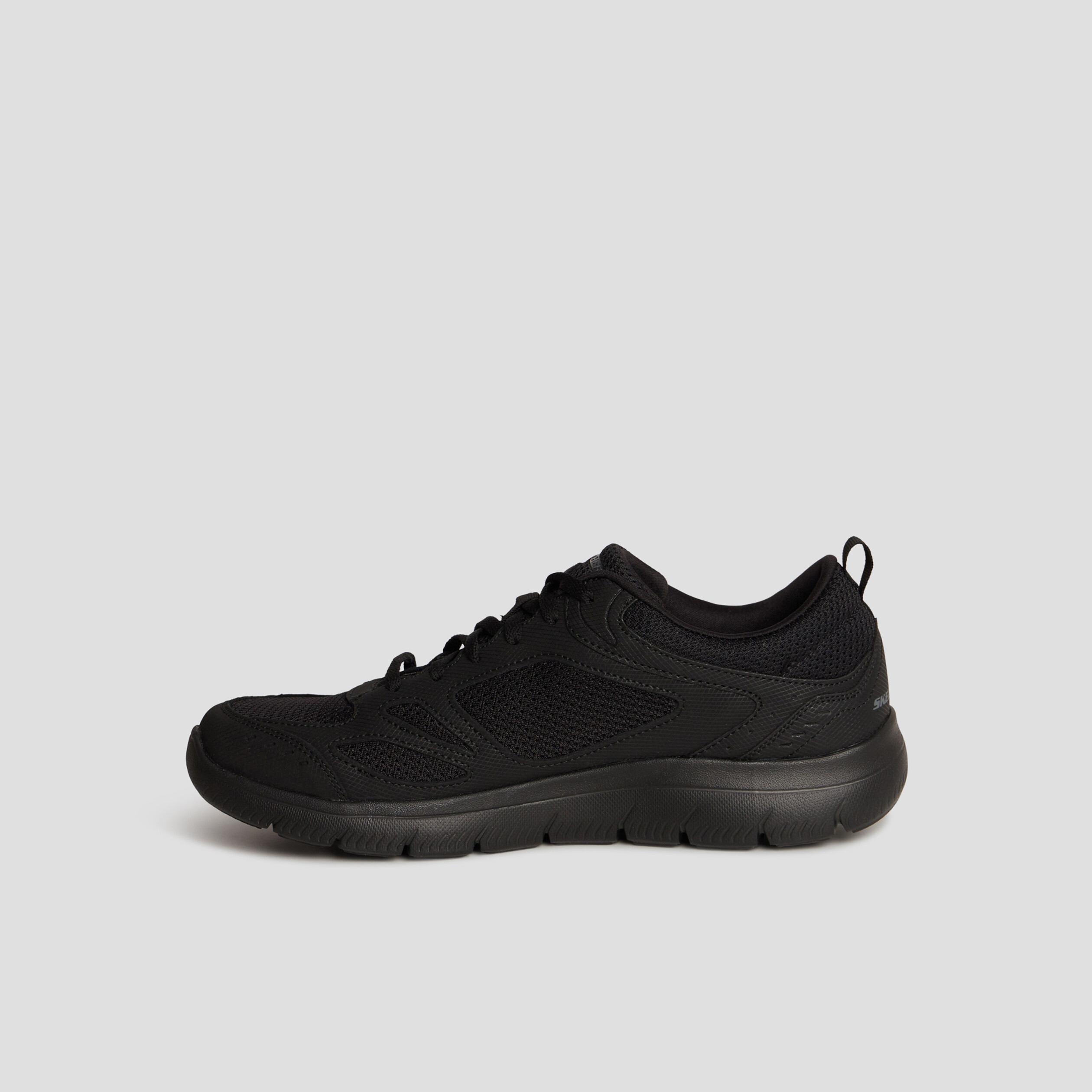 Baskets running mémoire forme Skechers noir homme | La Halle