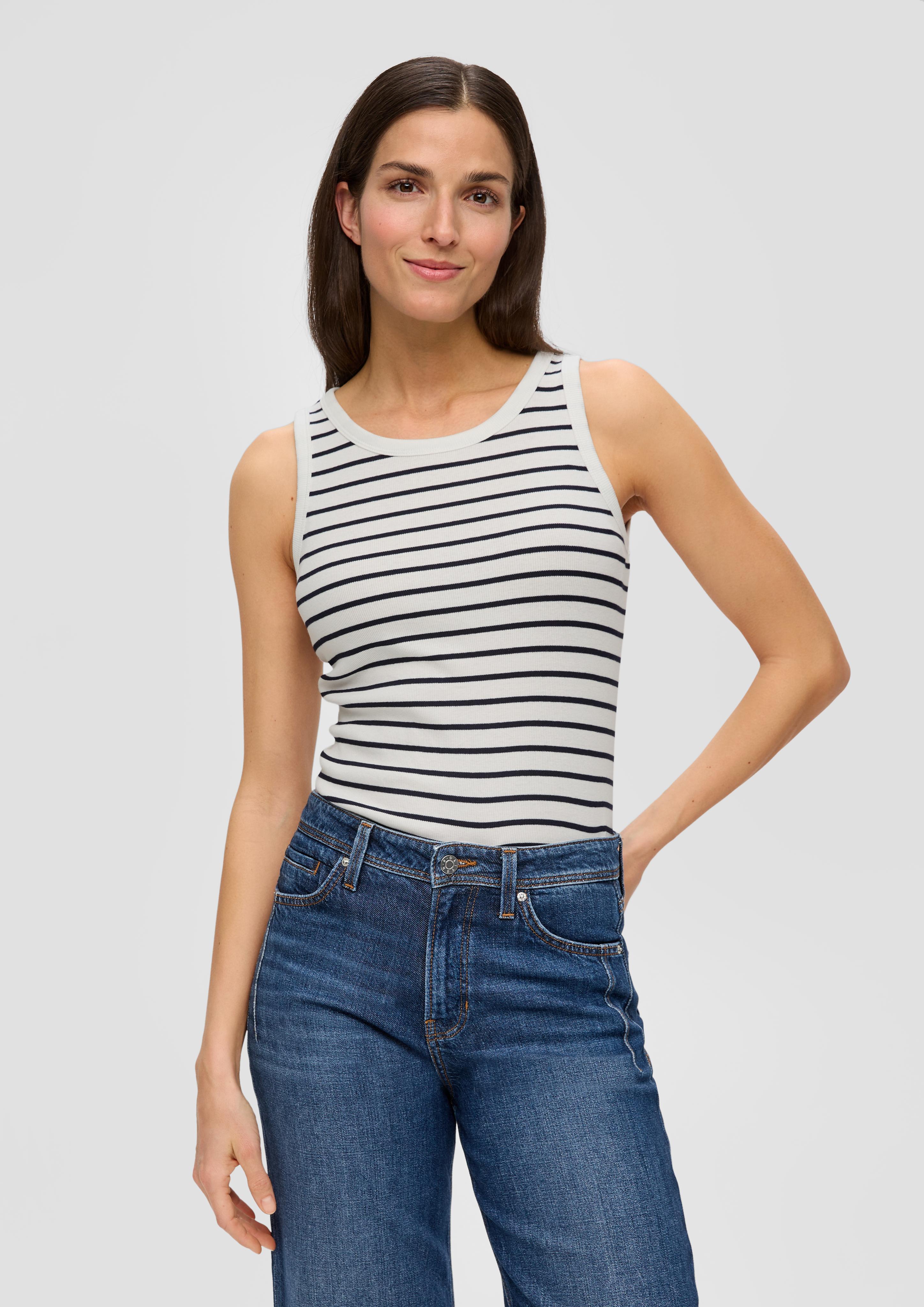 Tanktop mit Rippstruktur  2142121-02H2