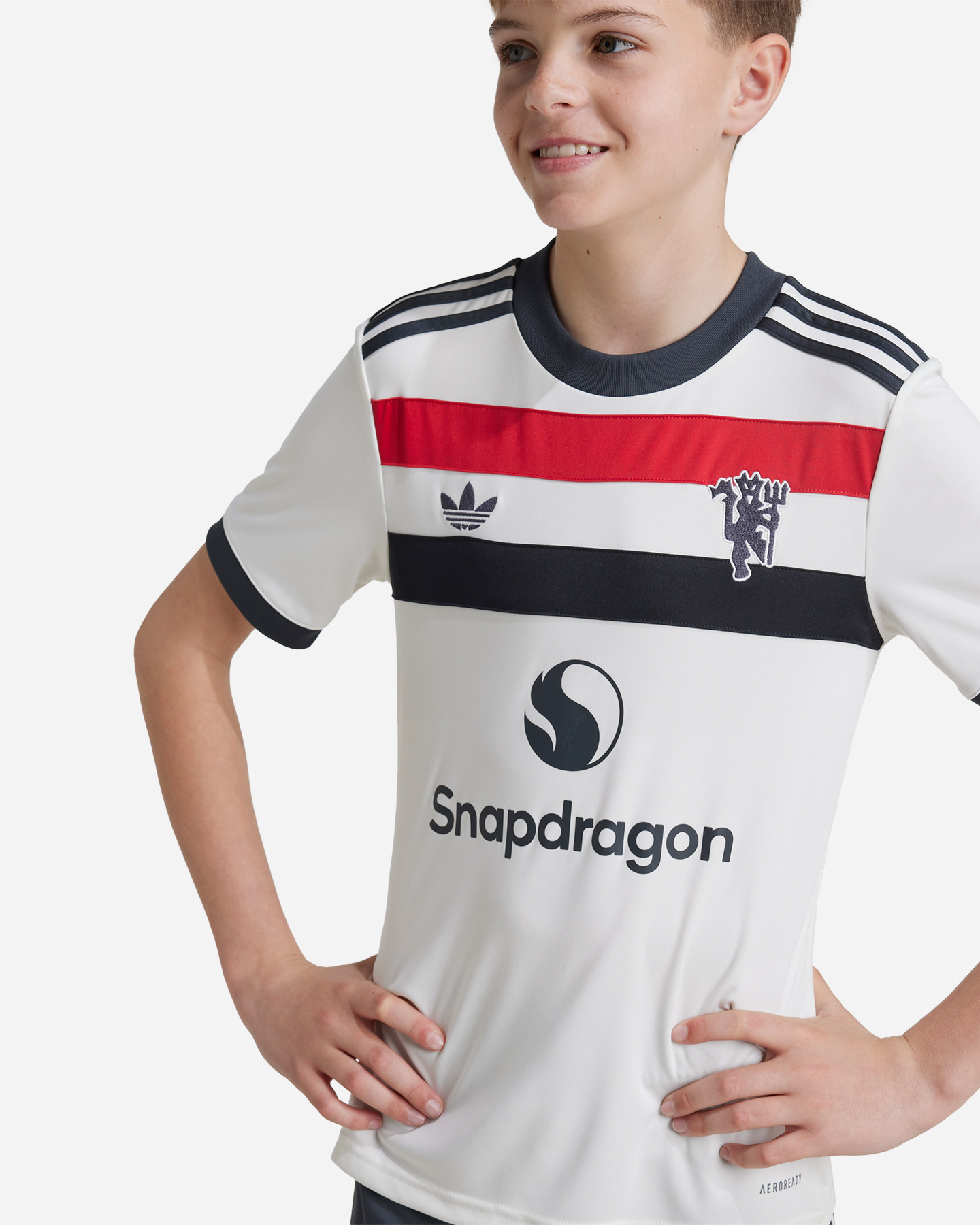 Oficiálny futbalový dres Adidas Manchester United 3. ročník 24-25 Jr IY7804