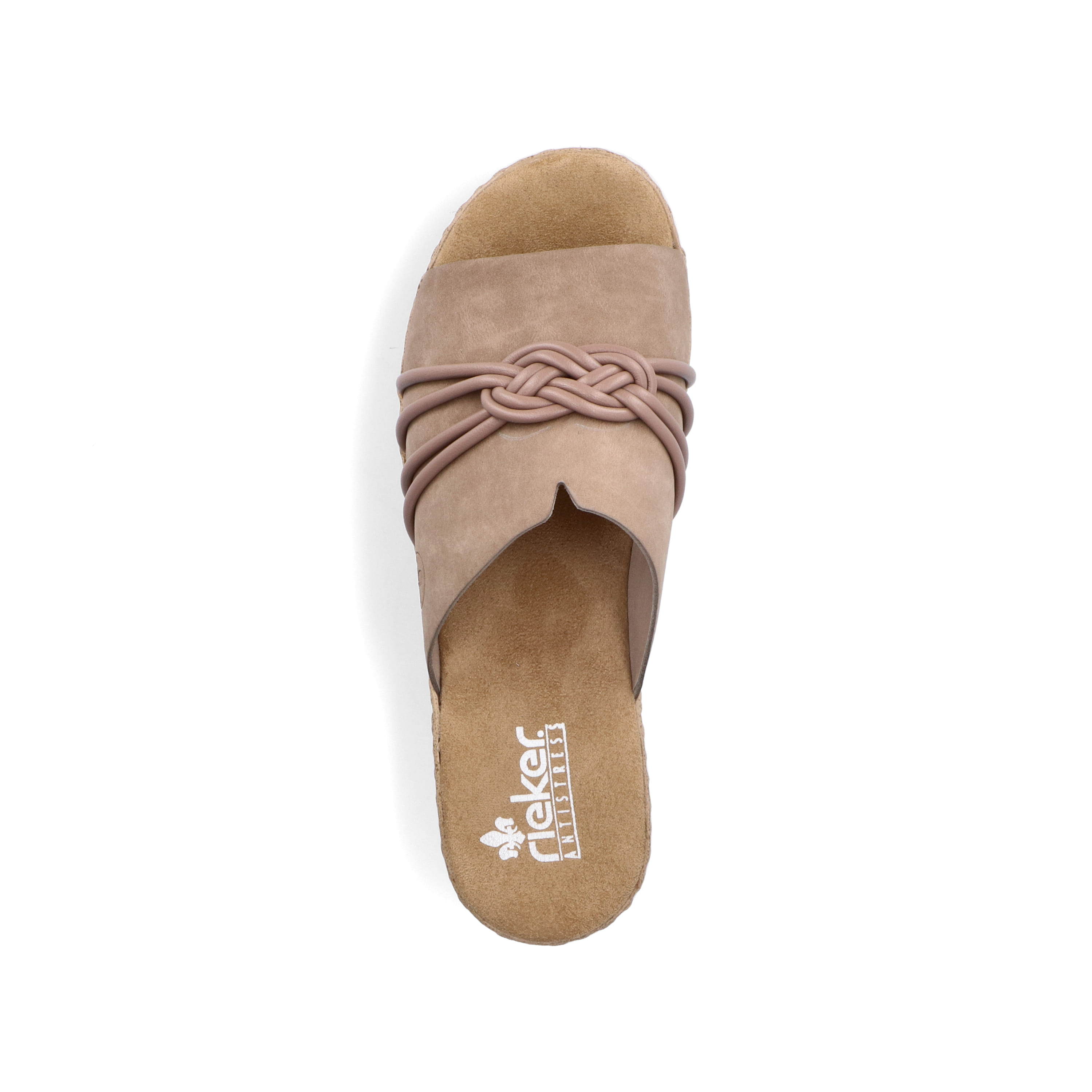 Rieker Damen Pantoletten braunbeige