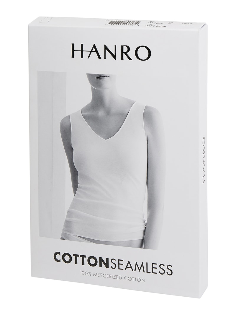 Unterhemd aus Baumwolle - nahtlos Modell Cotton Seamless in beige