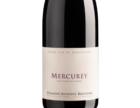 Antoine Reniaume Mercurey Rouge 2022 Bourgogne Mercurey