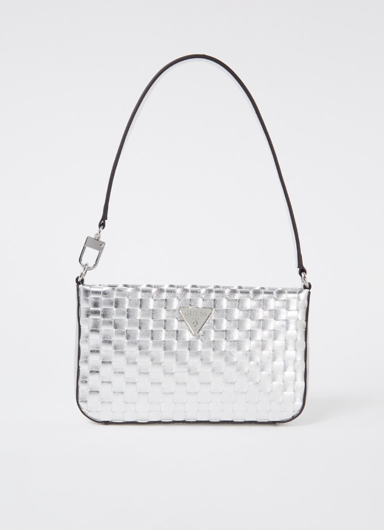 GUESS Twiller Mini skulderveske med tekstur og metallisk finish