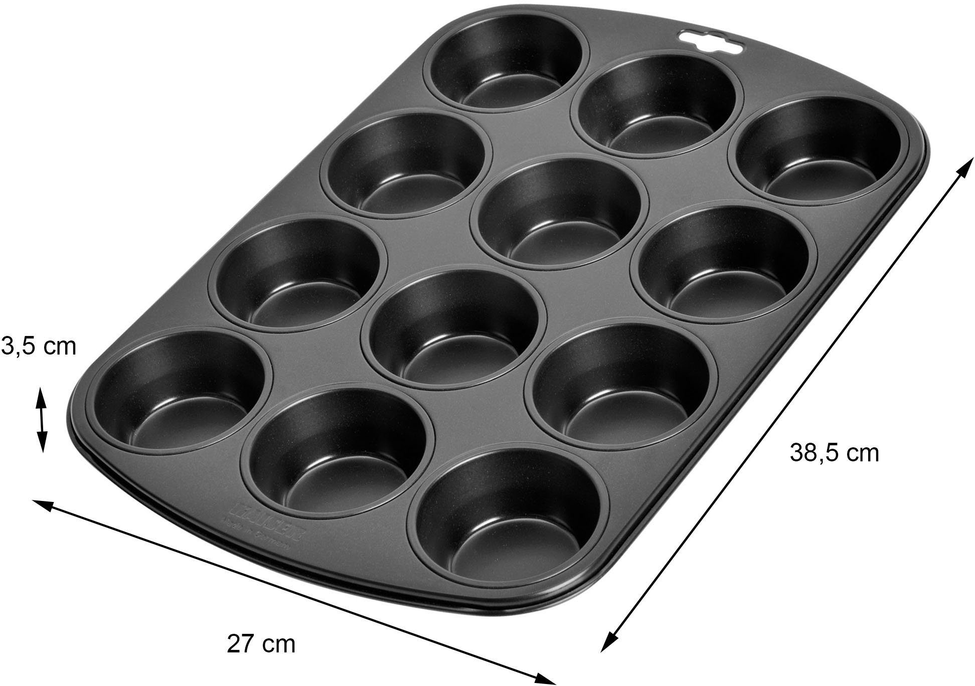 Kaiser Backformen Muffinform Inspiration, (1-tlg), für 12 Muffins oder Cupcakes, Made in Germany