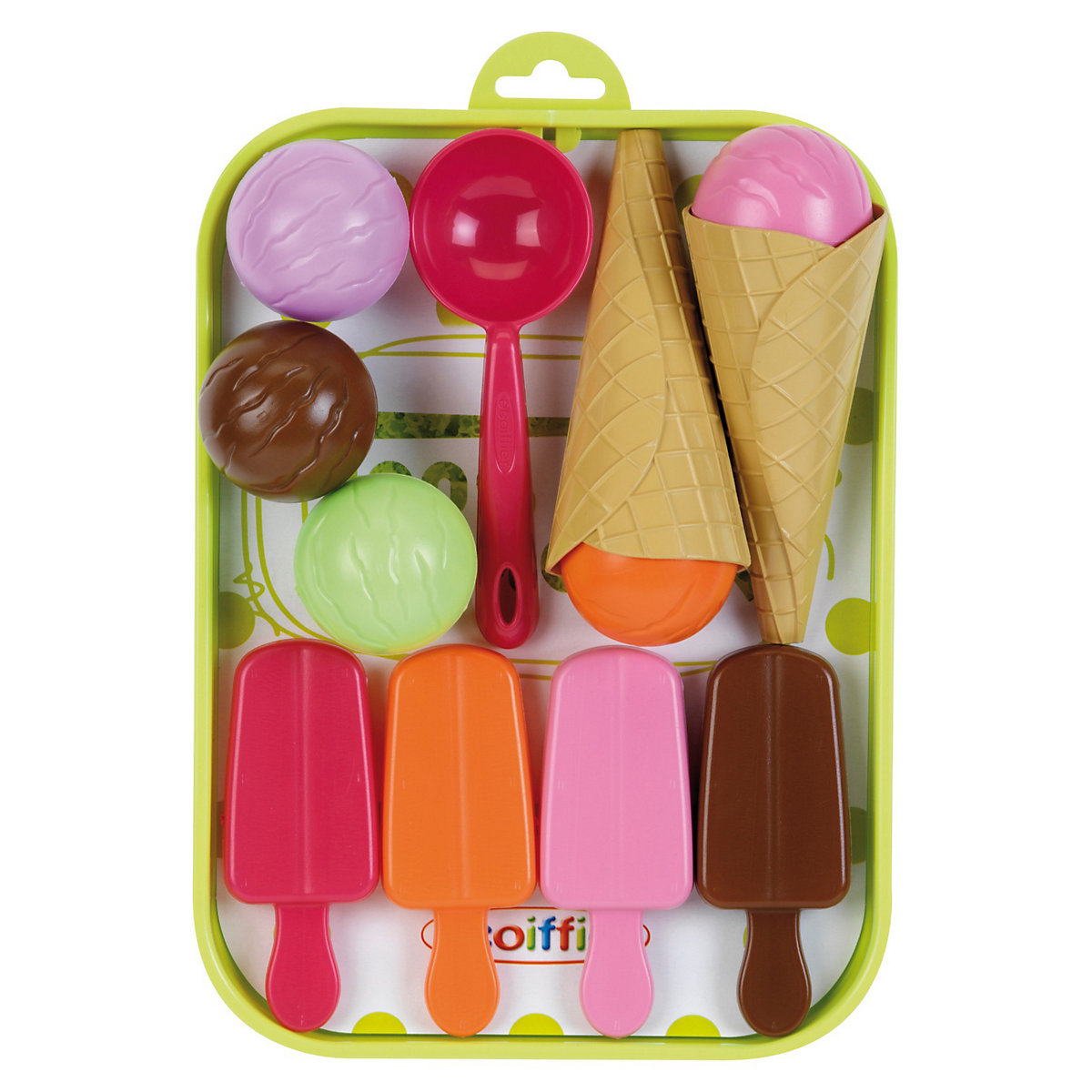 Spiellebensmittel Eis-Tablett