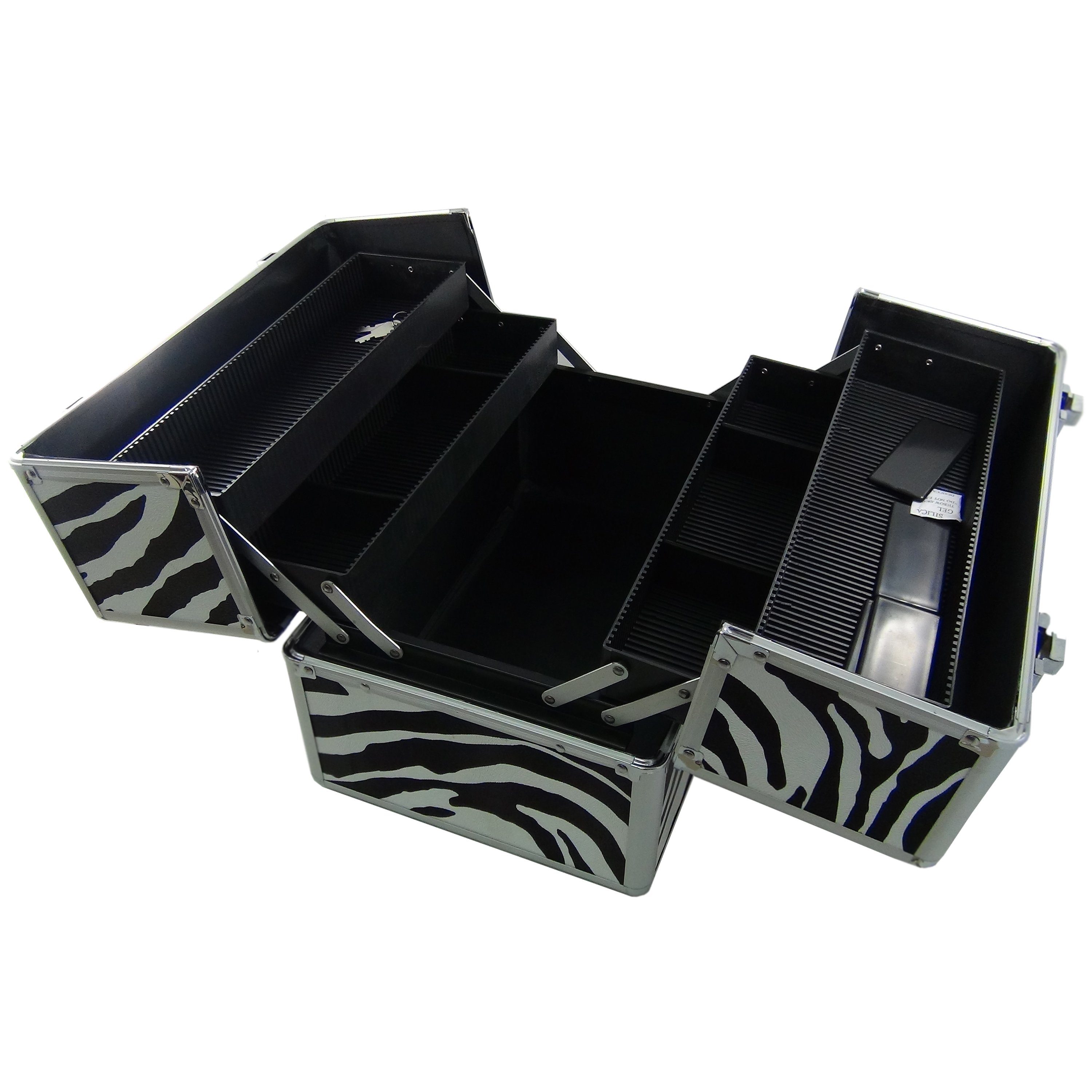 Dynasun Beautycase BS35 Zebra, Beautycase Kosmetikkoffer Schmuckfach