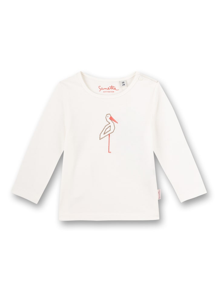 Sanetta Langarmshirt in Beige günstig kaufen 74