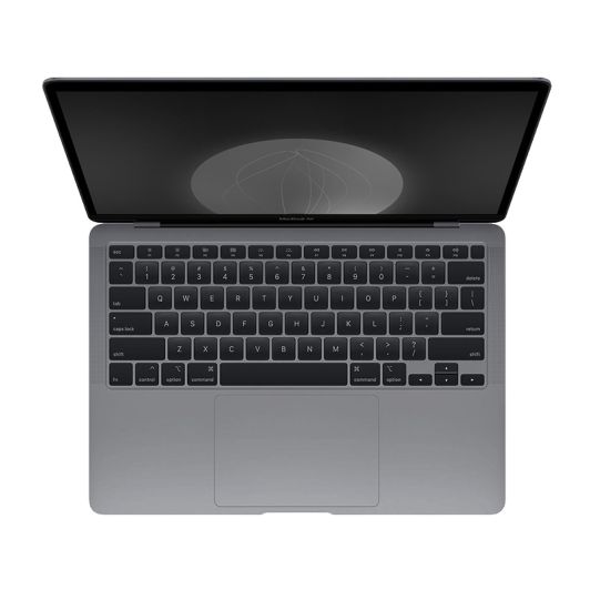 Apple MacBook Air 13 inch (2020) - Cip M1 - 8GB RAM - SSD de 512GB - Gri spațial - Recondiționat, stare bună