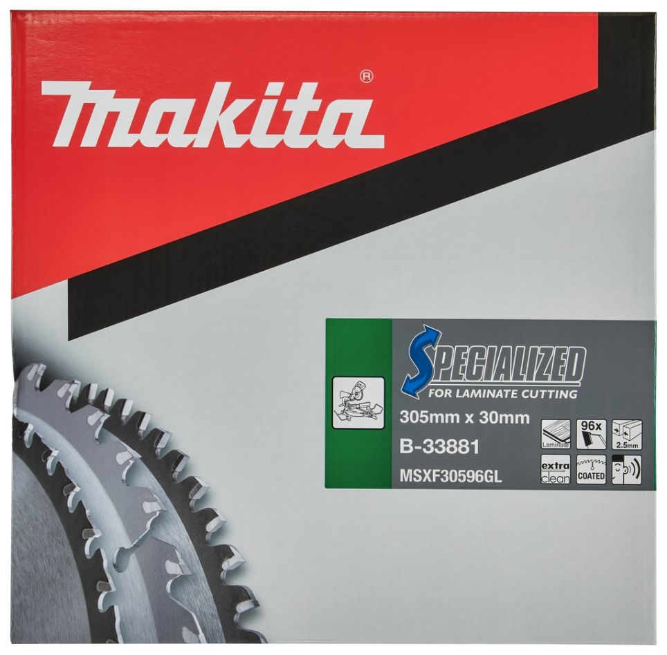 Makita pribor B-33881 specijalizirana kružna pilna ploča 305 x 30 x 2,5 96T
