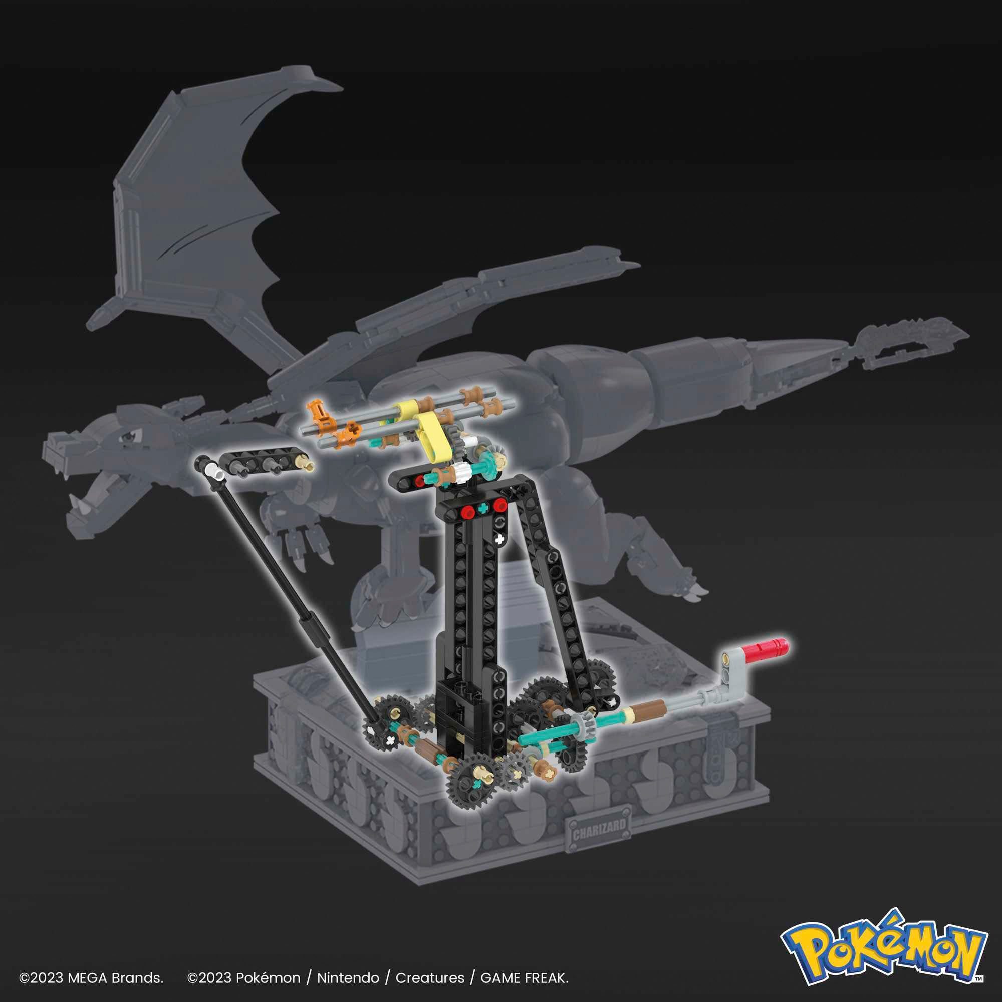 MEGA Spielbausteine MEGA Pokémon, Bewegliches Glurak, (1664 St)