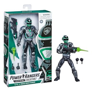 ** % SALE % ** Power Rangers Lightning Collection Actionfigur S.P.D. A-Squad Green Ranger 15 cm