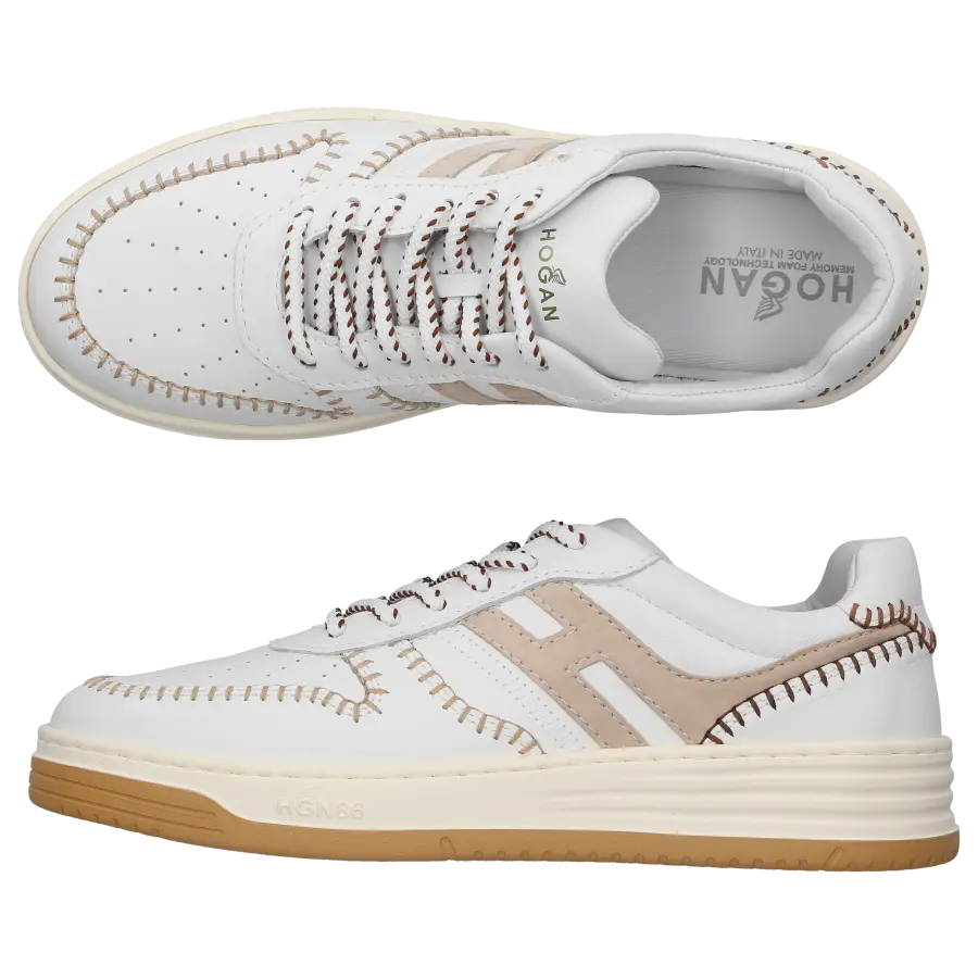 Hogan - Sneaker low H630 Kalbsleder - weiß