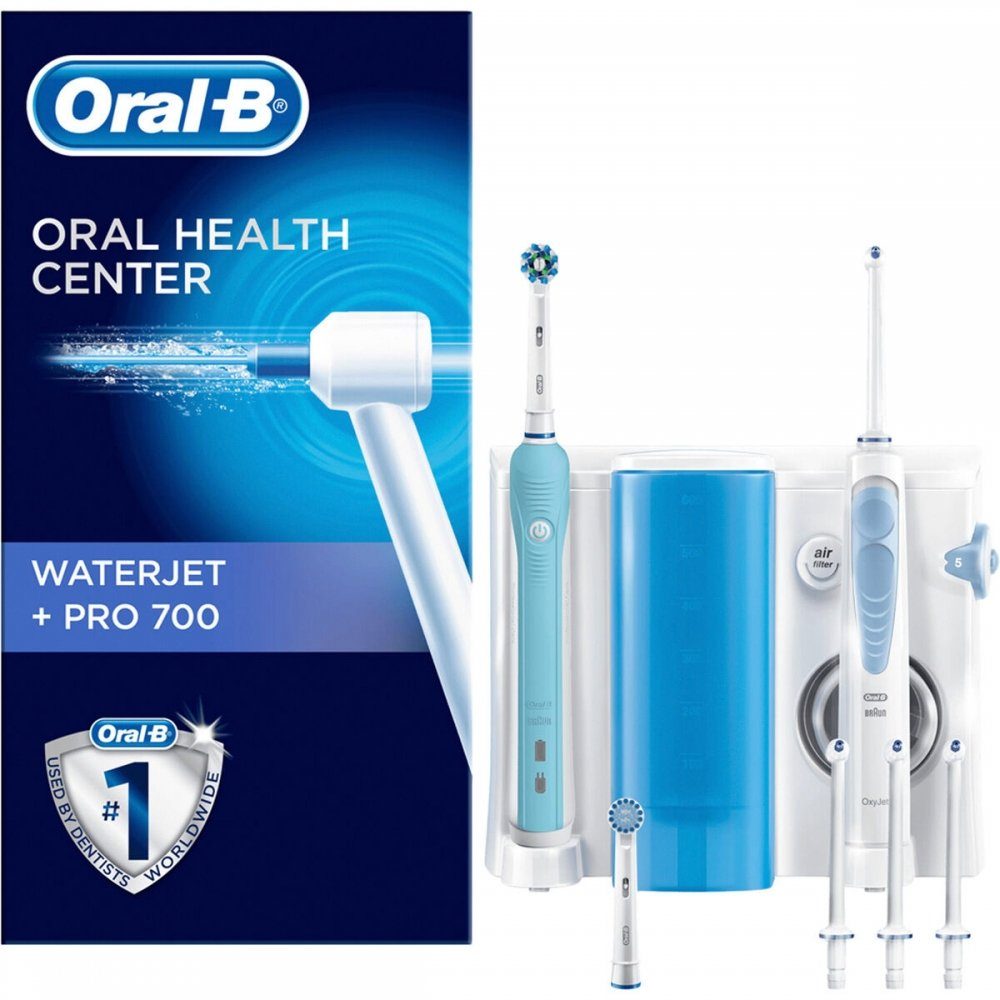 Oral-B Munddusche WaterJet PRO 700 139805 - Munddusche - weiß/hellblau