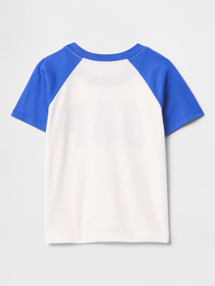 GAP Shirt in Weiß/ Blau günstig kaufen