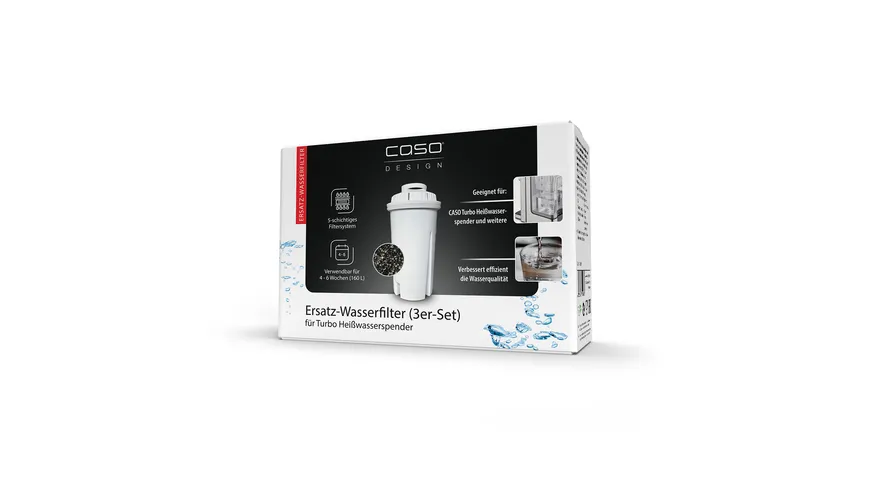 CASO Design Ersatz-Wasserfilter 3er Pack