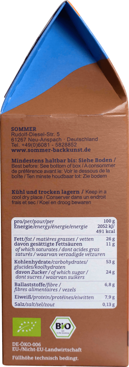 Cookies, Dinkel Vollkorn Schoko, 150 g