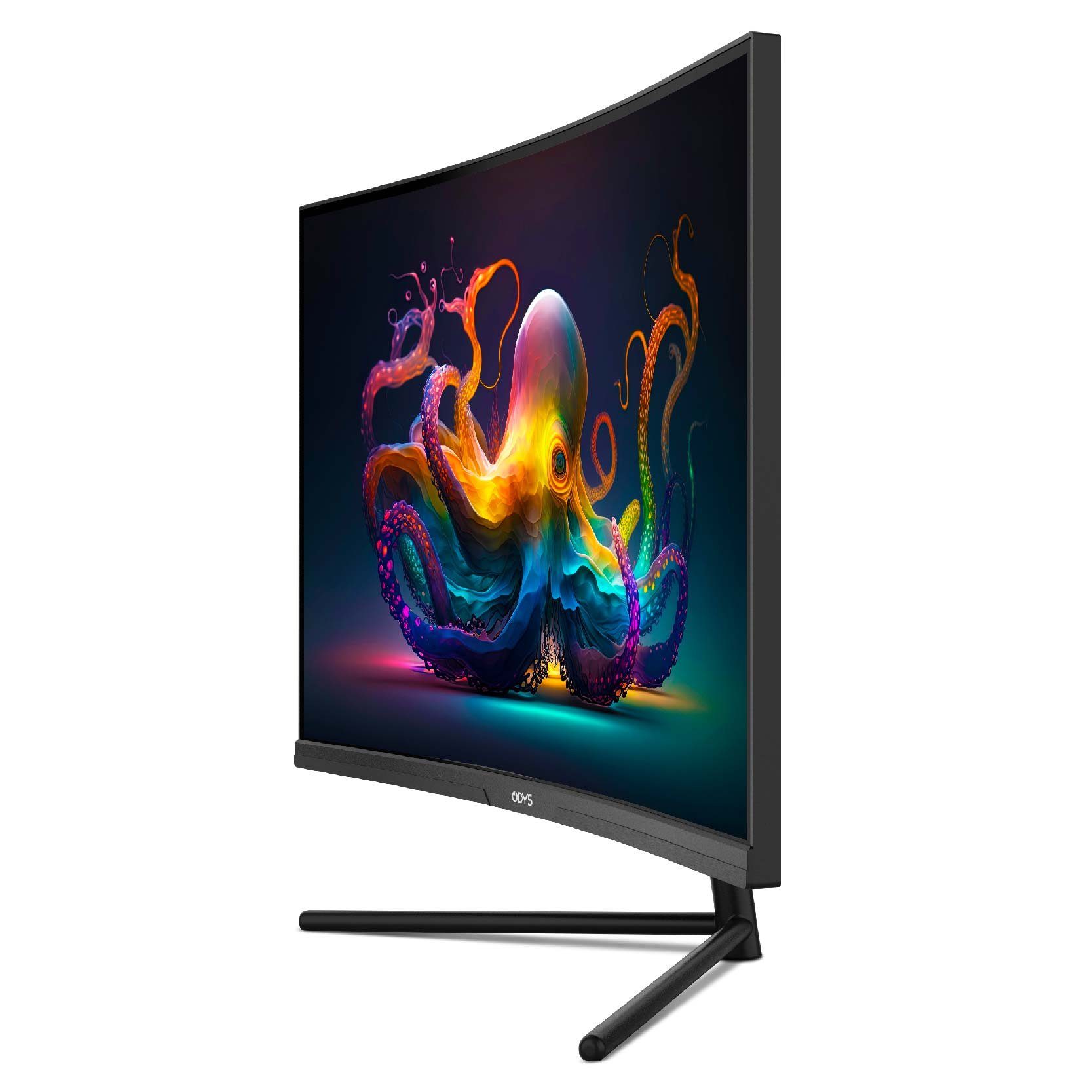 Odys Q27 Pro Curved Monitor WQHD LED-Monitor (69 cm/27 