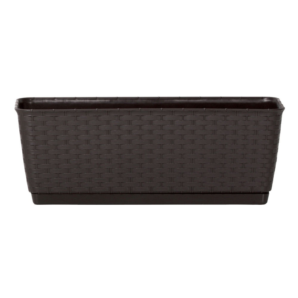 Protanic Pflanzkasten-Komplettset - Dunkelbraun, 2er Set