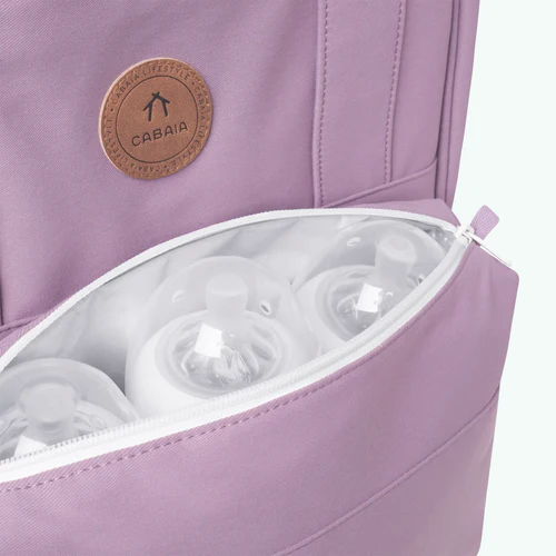 Agde purple diaper bag