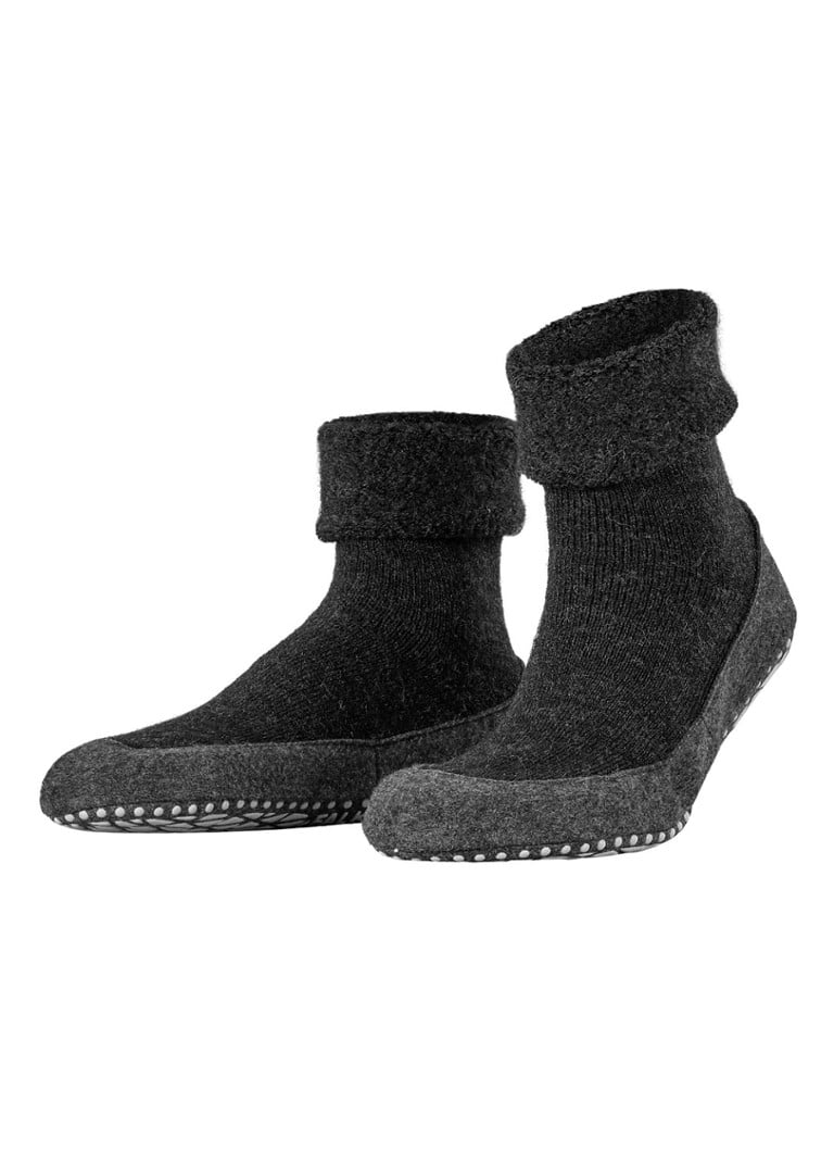 Falke Cosyshoe slipper in wool blend with anti-slip