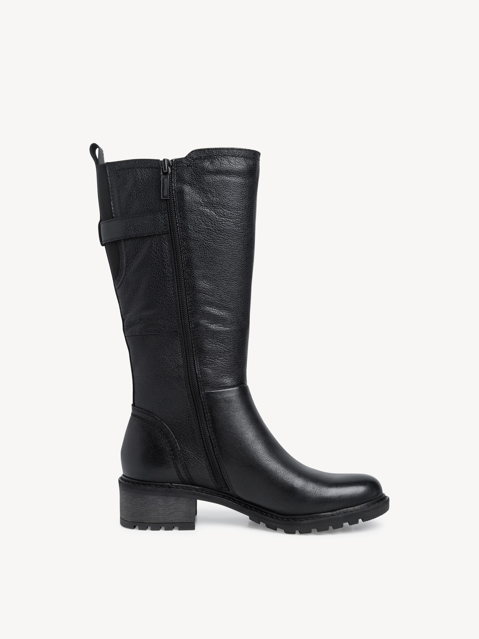Bottes en cuir - noir