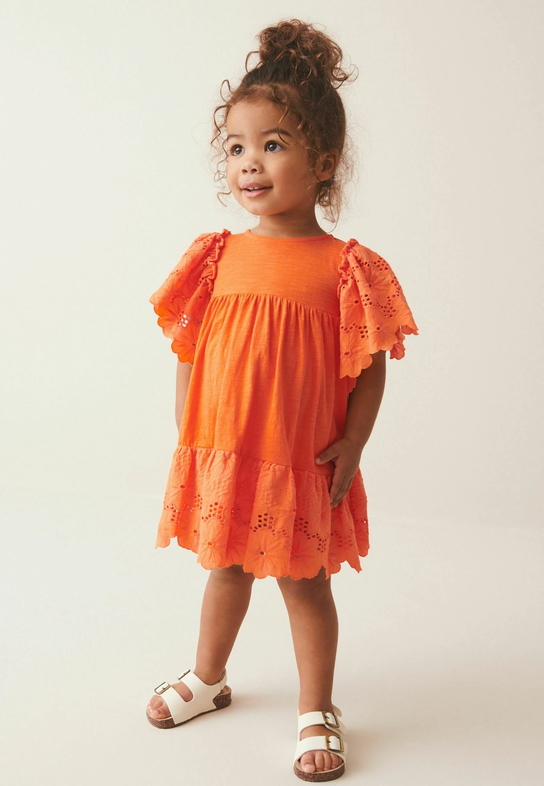 Siguiente BRODERIE - AJUSTE REGULAR - Vestido de verano