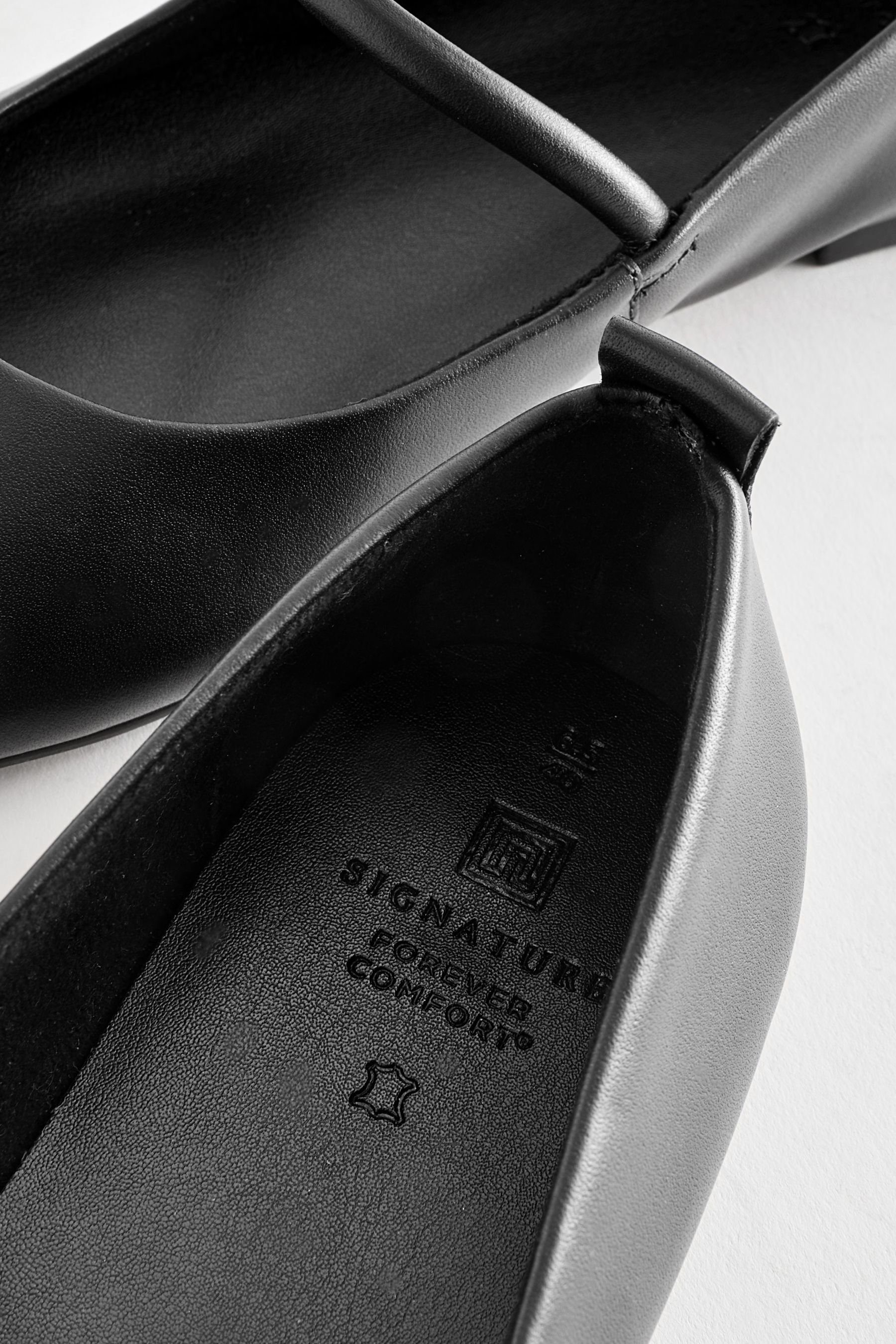 Next Signature flache Mary-Jane-Schuhe aus Leder Ballerina (1-tlg)