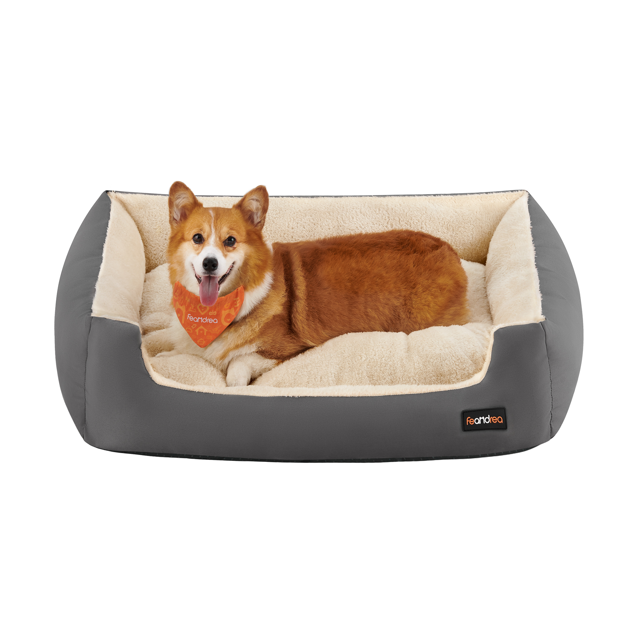 FEANDREA Hundebetten FEANDREA L-XL Hundebett, mit Wendekissen XL