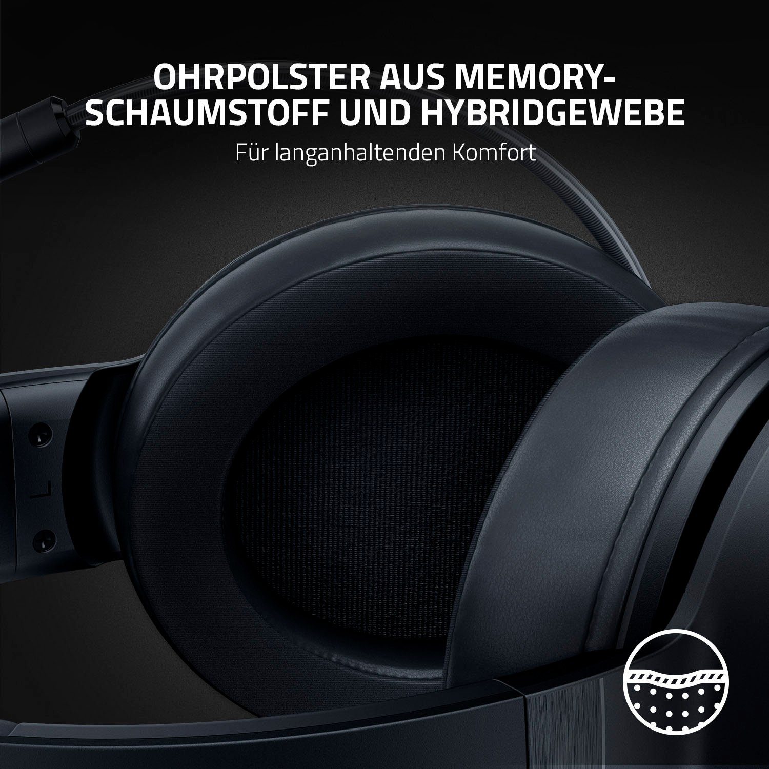 RAZER Kraken V3 X Gaming-Headset (Stummschaltung)