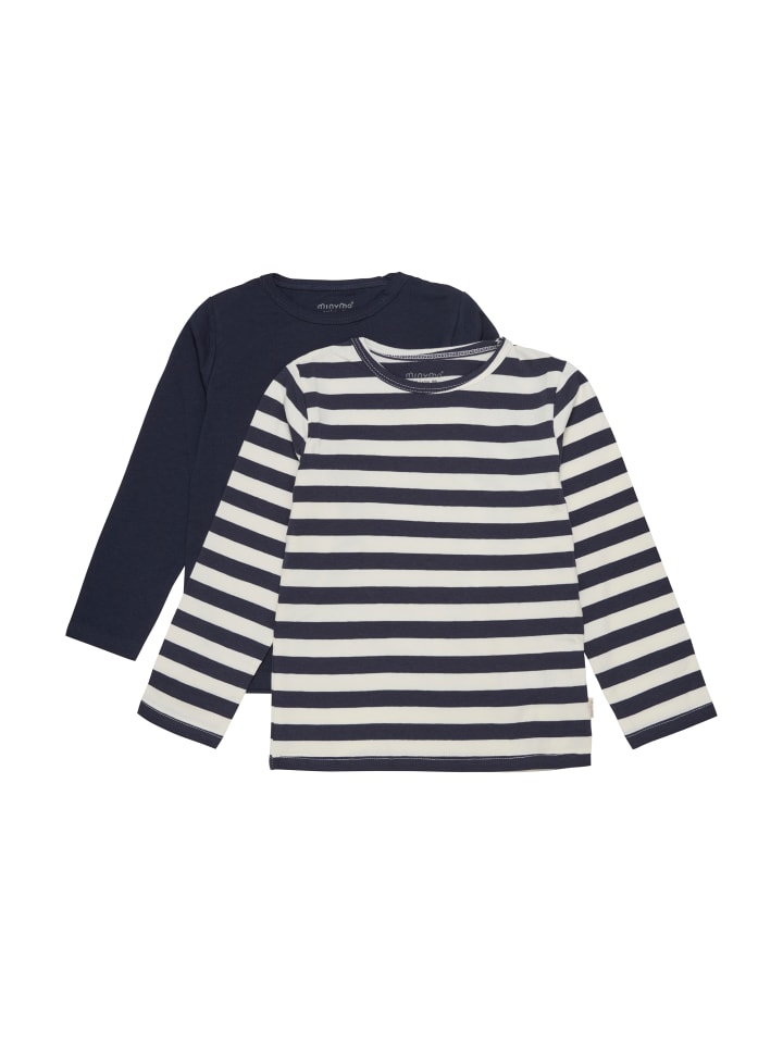 Minymo Langarmshirt ENFANT - ENT-Shirt LS - 230340 3934 Langarmshirt mit Print in Weiss günstig kaufen