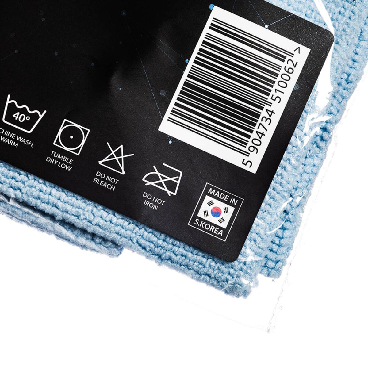 FX Protect Blue Sky Randloses Mikrofasertuch 500GSM 40×40