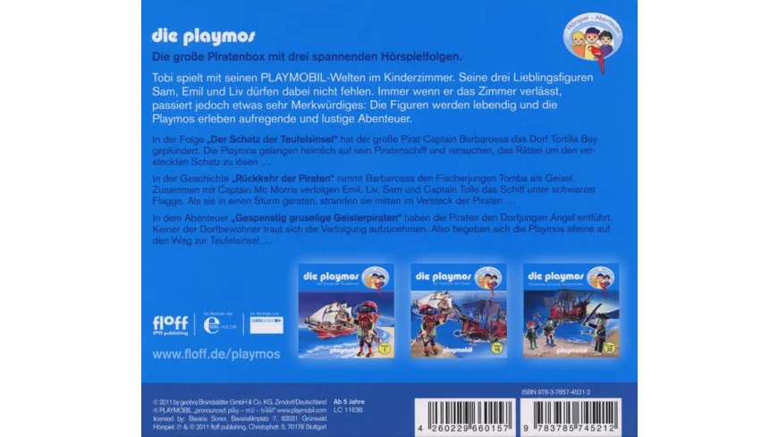 Die Große Piraten-Box 3 Hörspiel Abenteuer