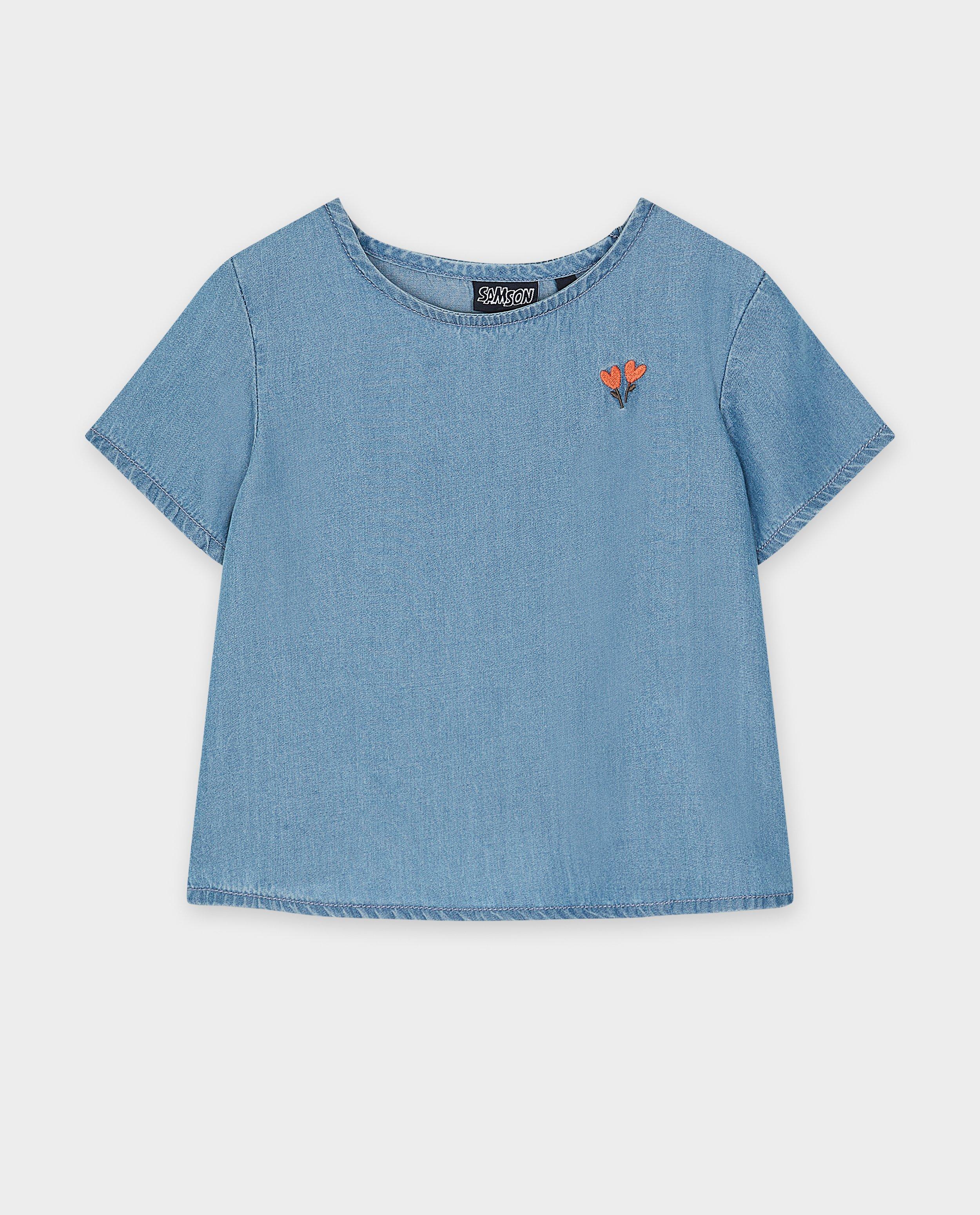 Bluză Samson din denim albastru deschis