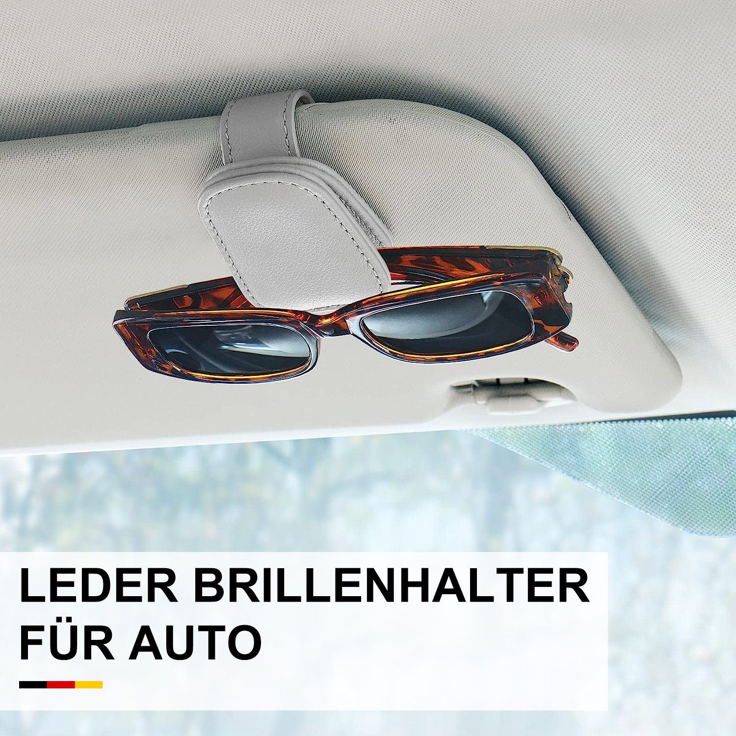 MAGICSHE Brillenetui sonnenblende, brillenhalter für auto Einzelpackung