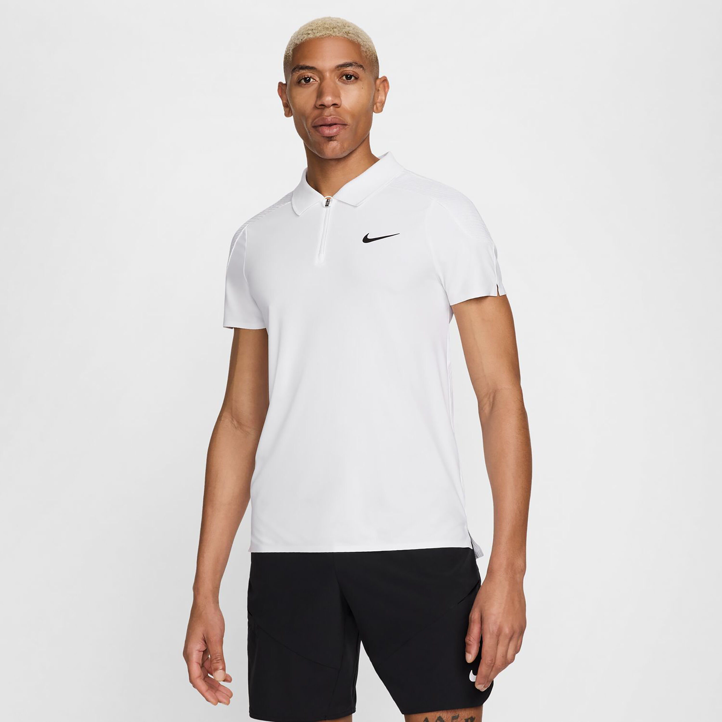 Dri-Fit Court Advantage Polo Herren - Weiß, Gold